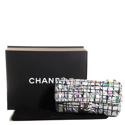 Chanel Calfskin Hand Painted Graffiti Flap Multicolor 9 of 9
