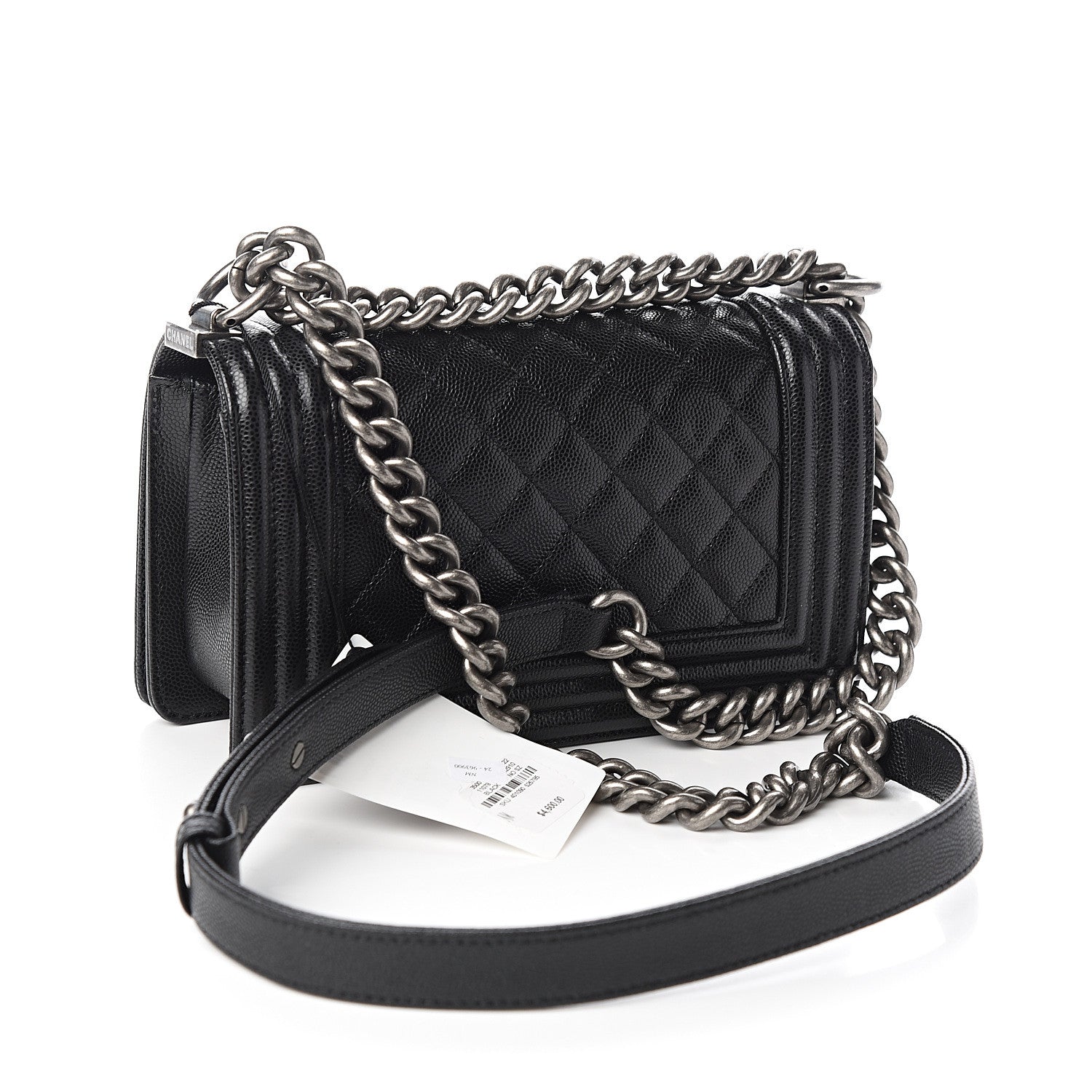 Chanel Caviar Quilted Small Boy Flap Black 2 of 10