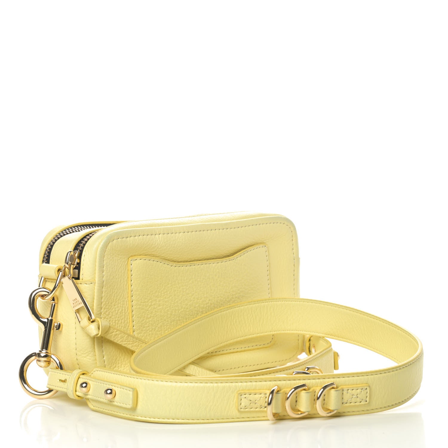 Marc Jacobs Supple Natural Grain Calfskin The Softshot 21 Bag Pale Yellow 2 of 6
