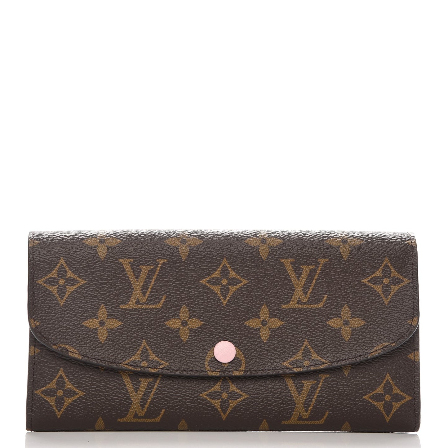 Monogram Emilie Wallet Rose Ballerine