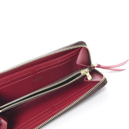 Louis Vuitton Monogram Clemence Wallet Fuchsia 5 of 8