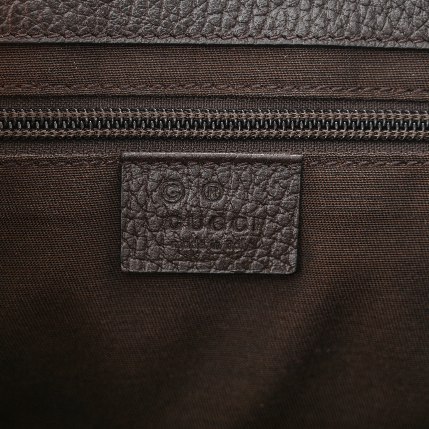 Gucci Monogram Flap Messenger Bag Beige Dark Brown 6 of 11