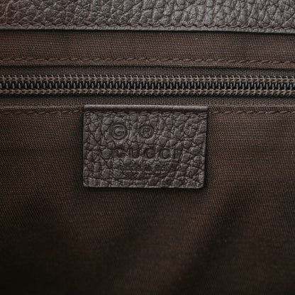 Gucci Monogram Flap Messenger Bag Beige Dark Brown 6 of 11
