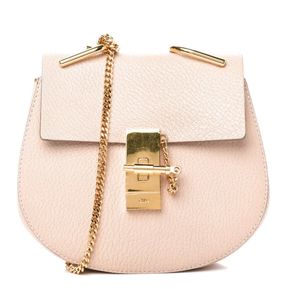 Chloe Grained Lambskin Drew Shoulder Bag Abstract White 1 of 12