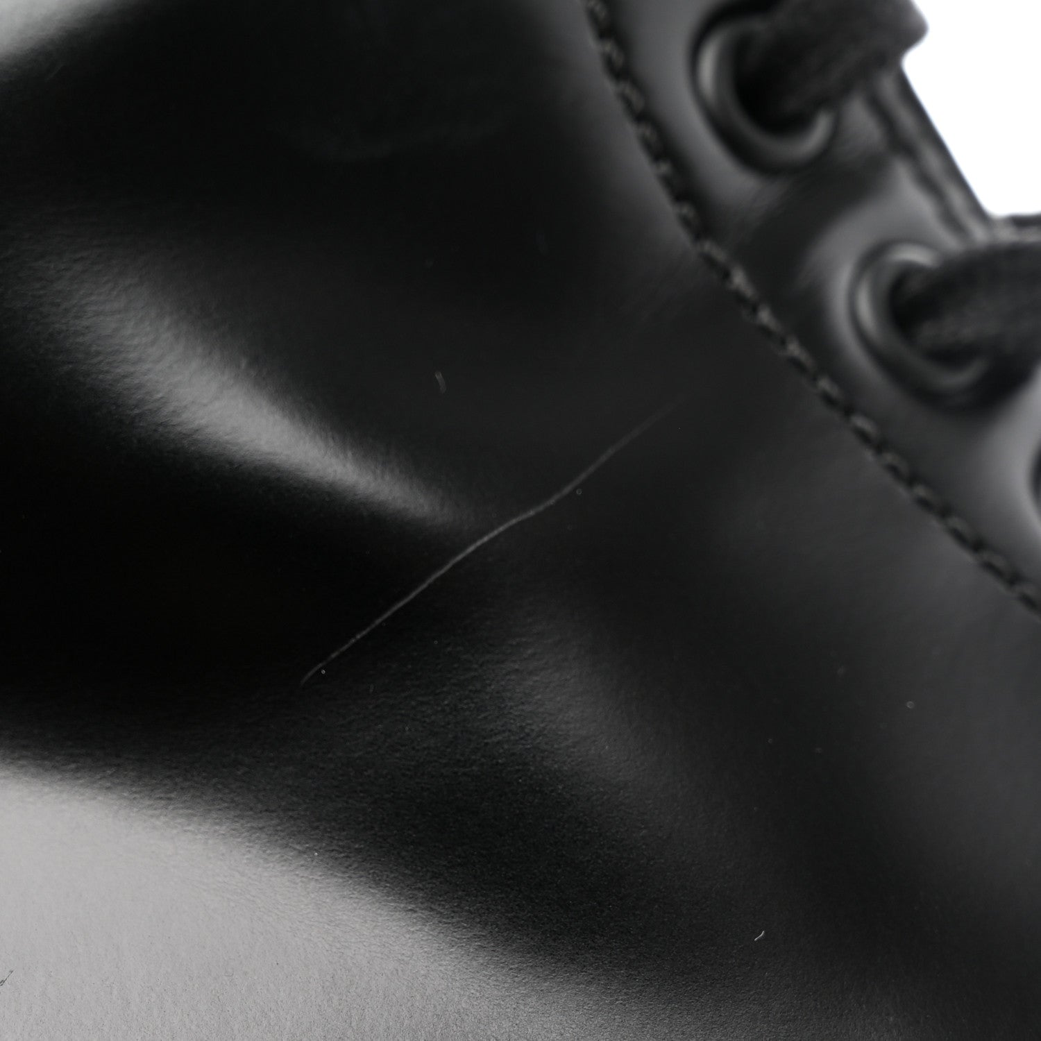 Prada Spazzolato Chocolate 50mm Combat Boots 36 Black 12 of 15