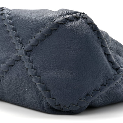 Bottega Veneta Washed Cervo Deerskin Large Hobo Denim 9 of 12