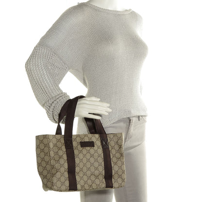 Gucci GG Plus Small Monogram Tote Dark Brown 2 of 7