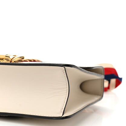 Gucci Calfskin Small Sylvie Shoulder Bag Off White 10 of 10