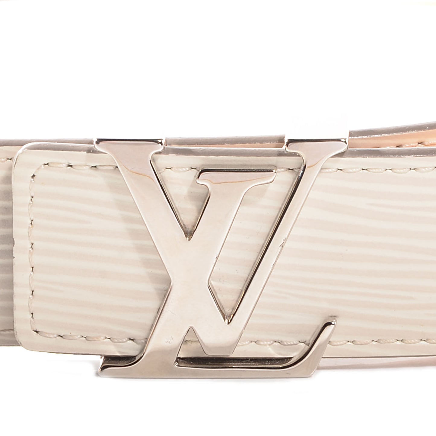 Epi Initials Belt 80 32 Ivory