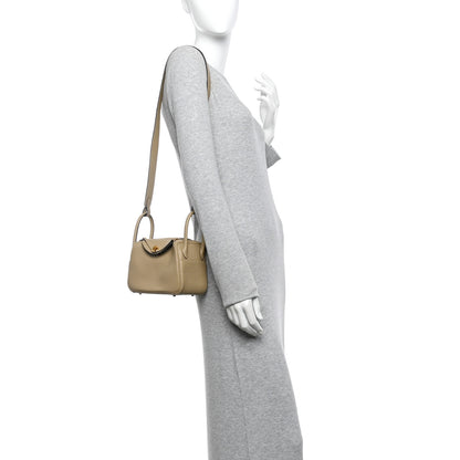 Hermes Taurillon Clemence Mini Lindy 20 Trench 2 of 11