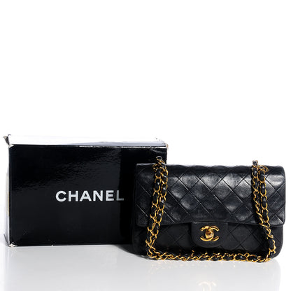 Chanel Lambskin Quilted Small Double Flap Black 4 of 9
