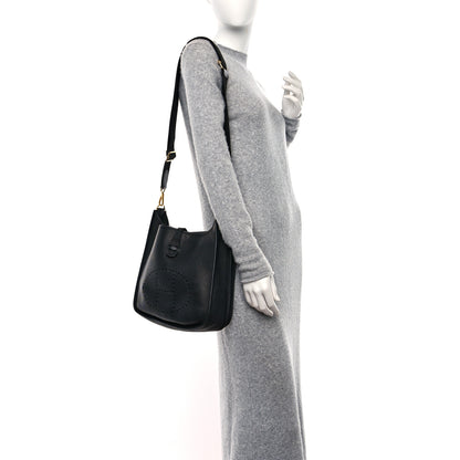 Hermes Taurillon Clemence Evelyne III PM Black 2 of 8