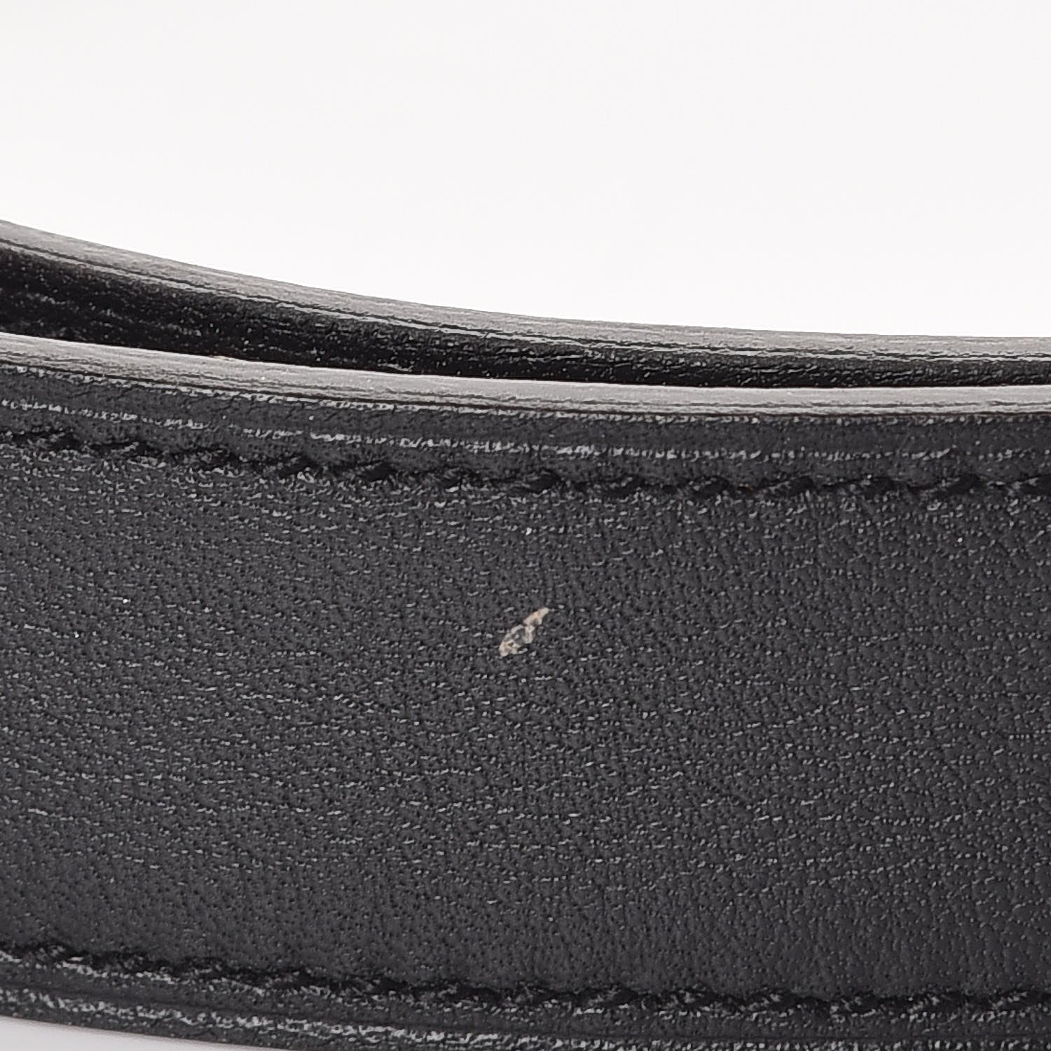 Hermes Swift Epsom 24mm H Belt 75 Black Gold 8 of 9