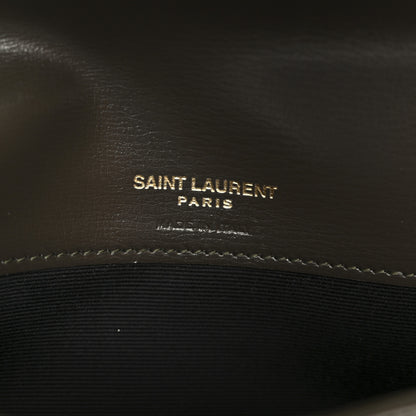 Saint Laurent Calfskin Monogram Phone Holder Crossbody Deep Musk 6 of 10