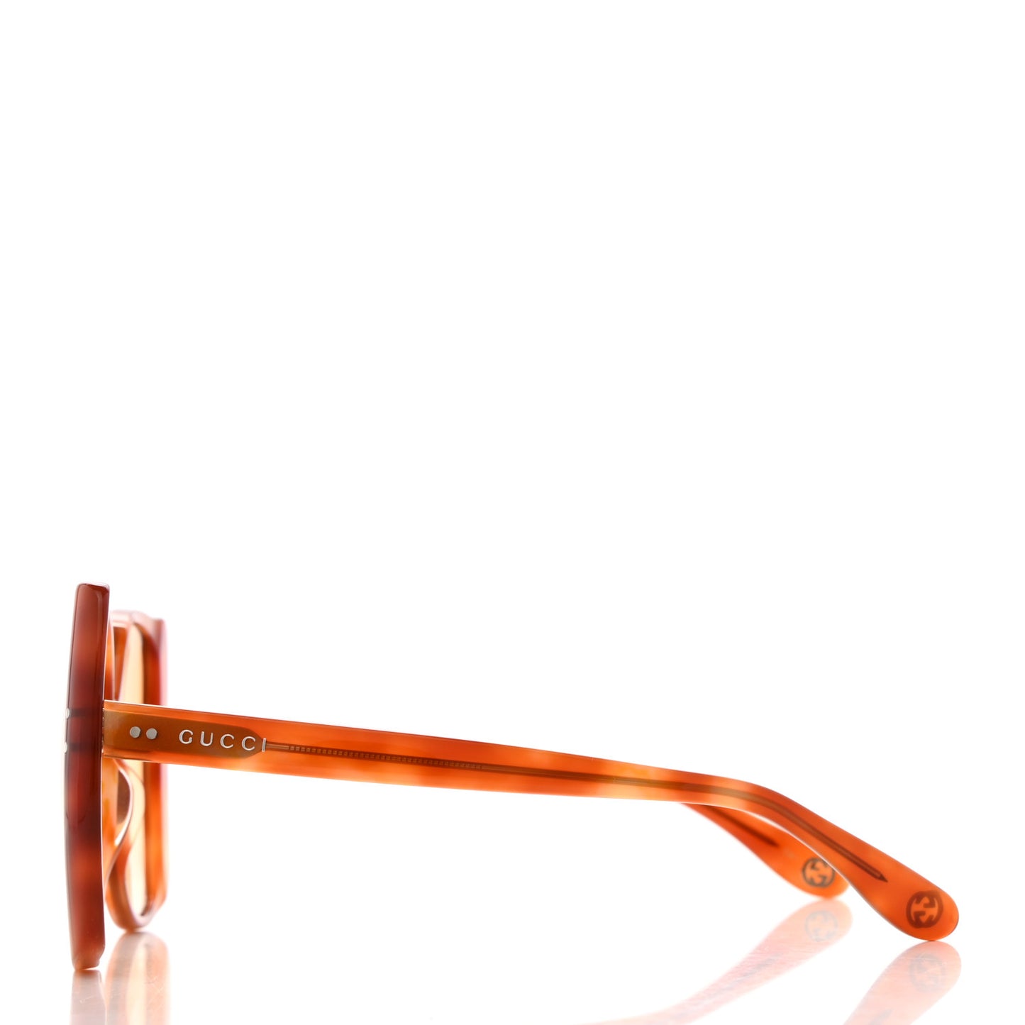 Acetate Sunglasses GG0472S Havana Orange
