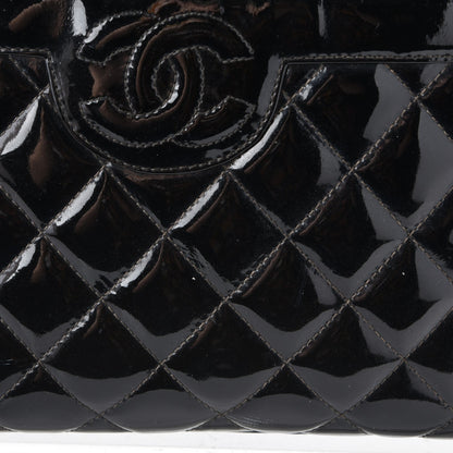 Chanel Patent Quilted Tassel Camera Case Black 13 of 16