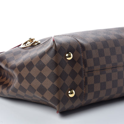 Louis Vuitton Damier Ebene Caissa Hobo Cherry 5 of 16