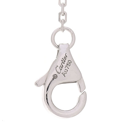 Cartier 18K White Gold Diamond .23ct C De Cartier Pendant Necklace 4 of 6