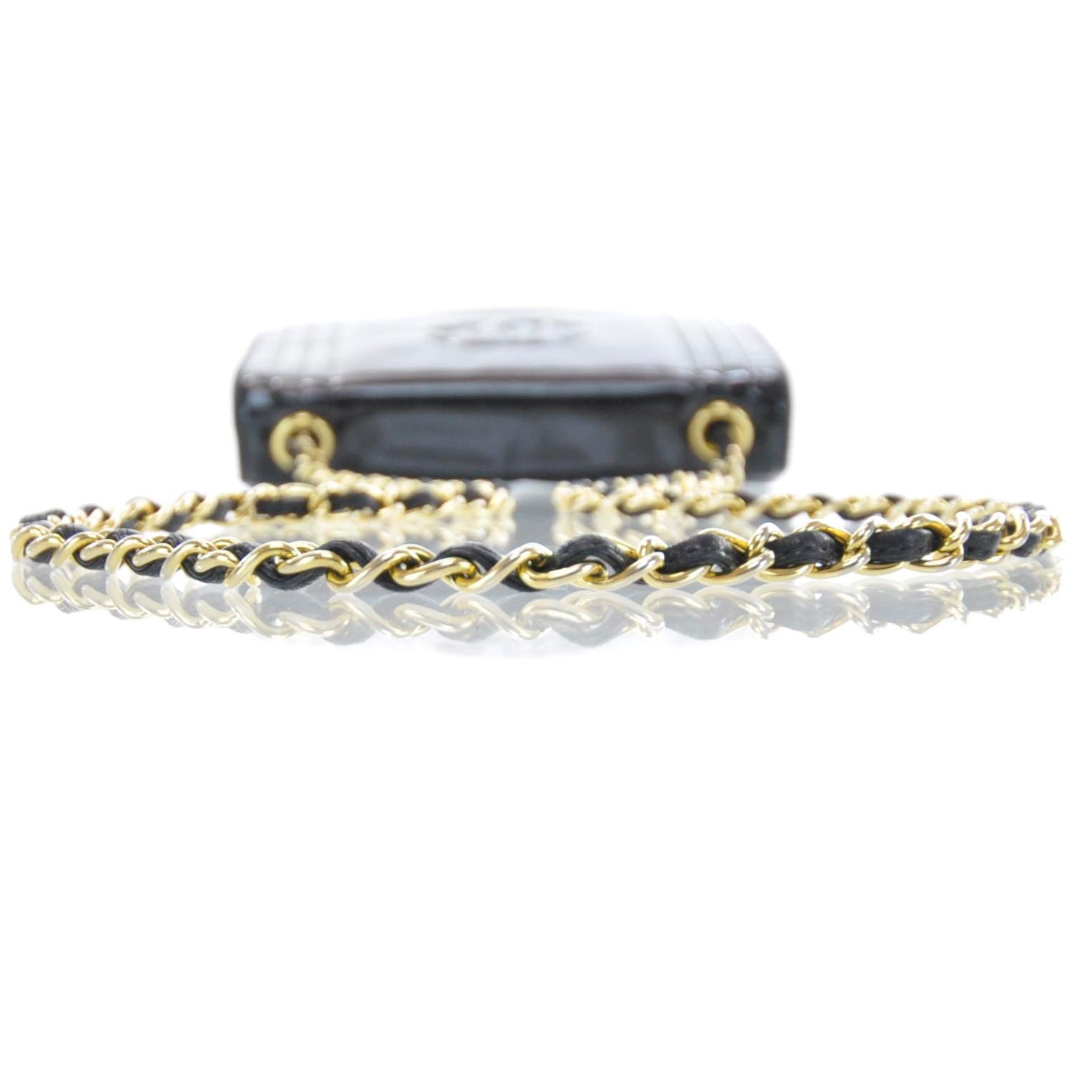 Chanel Patent Flap Shoulder Bag Black 3 of 10