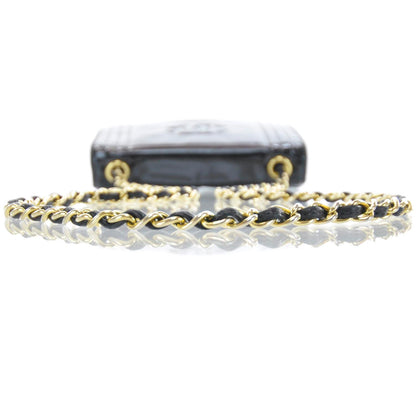 Chanel Patent Flap Shoulder Bag Black 3 of 10