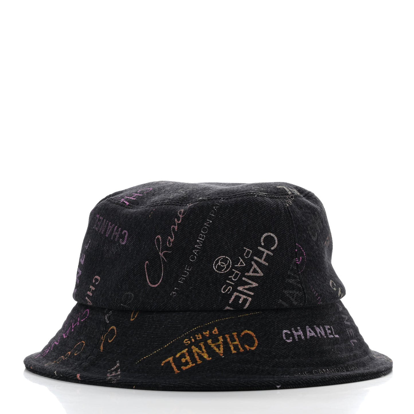 Denim Mood Cloche Bucket Hat S Black