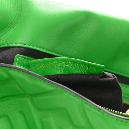 Fendi Nappa FF 1974 Embossed Baguette Tomatillo 6 of 8