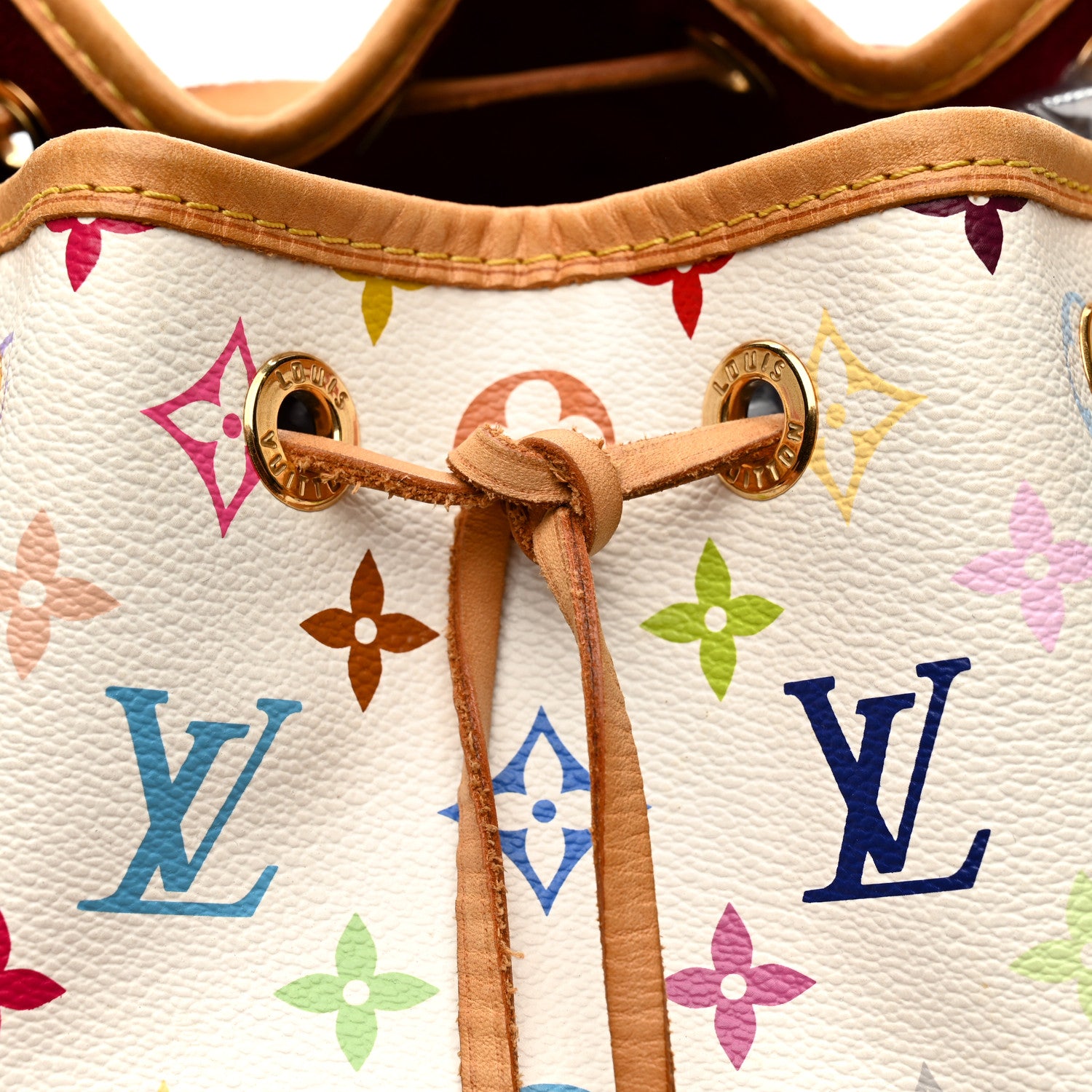 Louis Vuitton Monogram Multicolor Petit Noe White 13 of 19