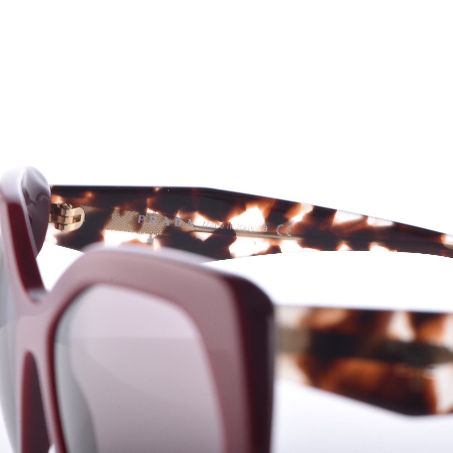 Prada Sunglasses SPR 16R Burgundy 5 of 6