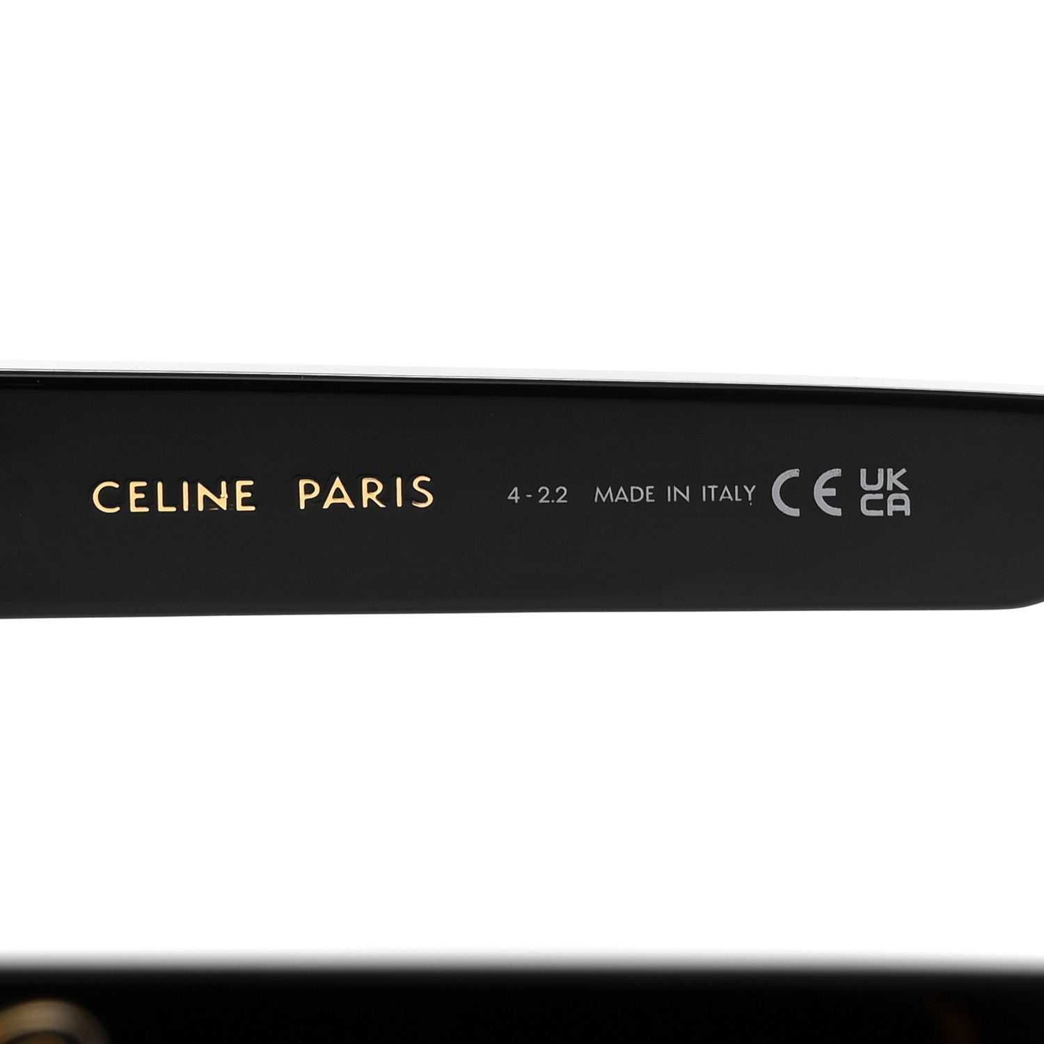 Celine Acetate Triomphe 01 Sunglasses CL 40194U Black 6 of 7