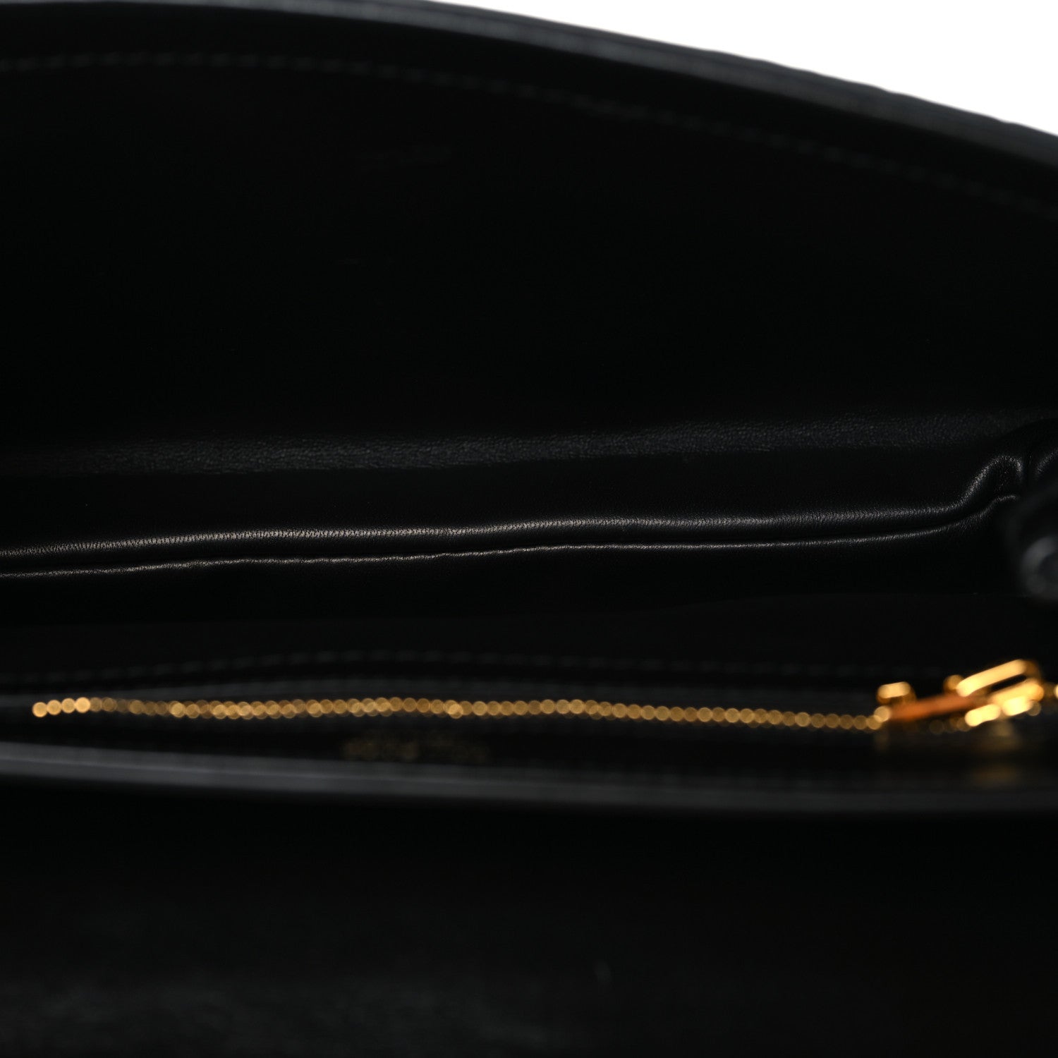 Tom Ford Calfskin Crocodile Embossed Medium Monarch Bag Black 5 of 11