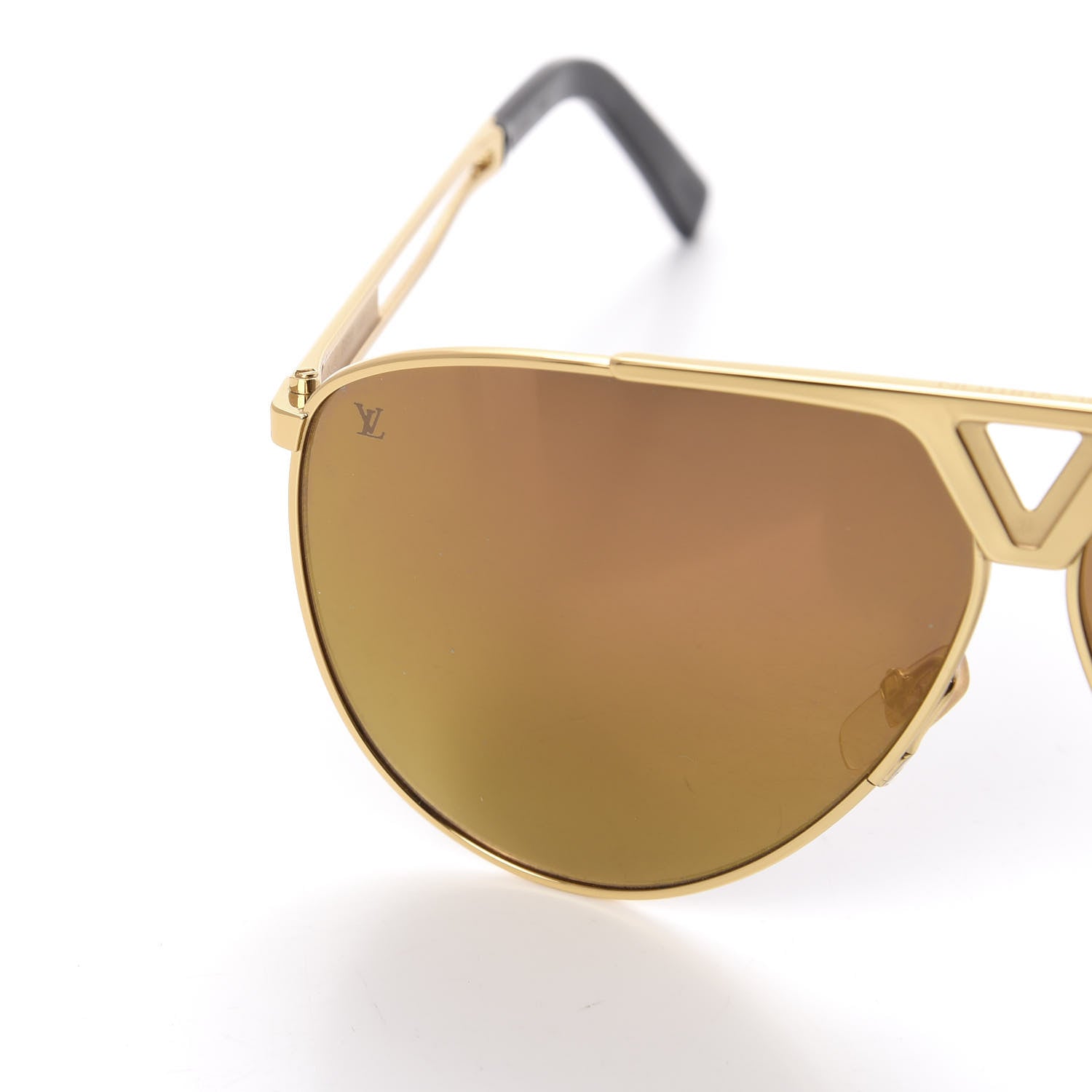 Louis Vuitton Tonca Sunglasses Z2314U Gold 8 of 10