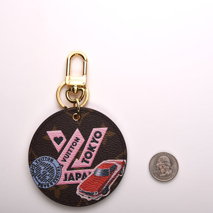 Louis Vuitton Monogram World Tour Bag Charm Key Holder 2 of 5