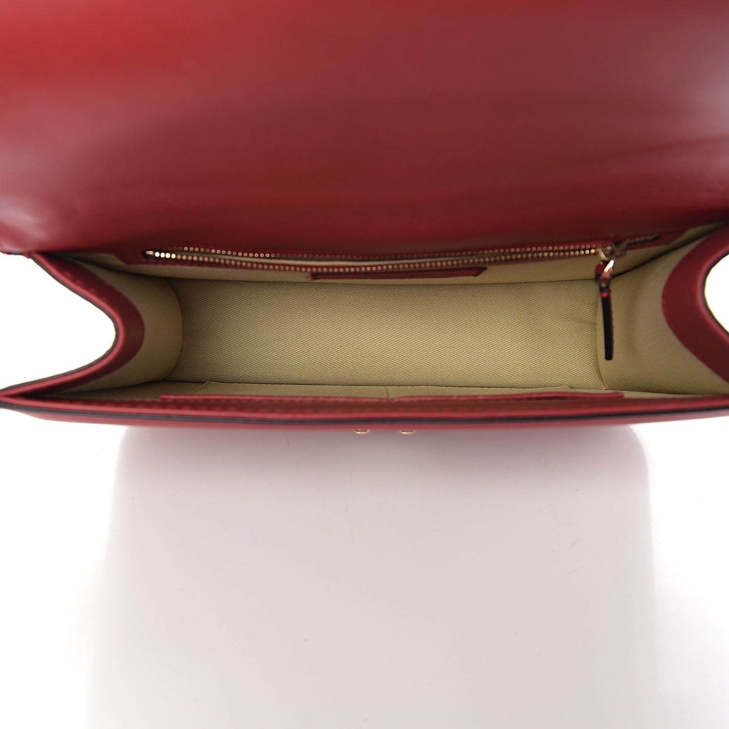 Vitello Medium Glam Lock Rockstud Flap Red