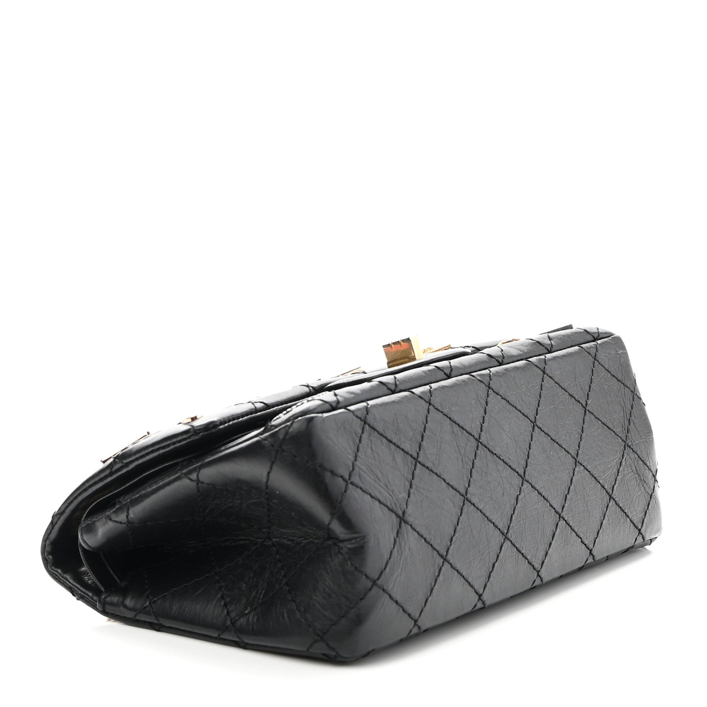 Aged Calfskin Lucky Charms 2.55 Reissue 224 Flap Black