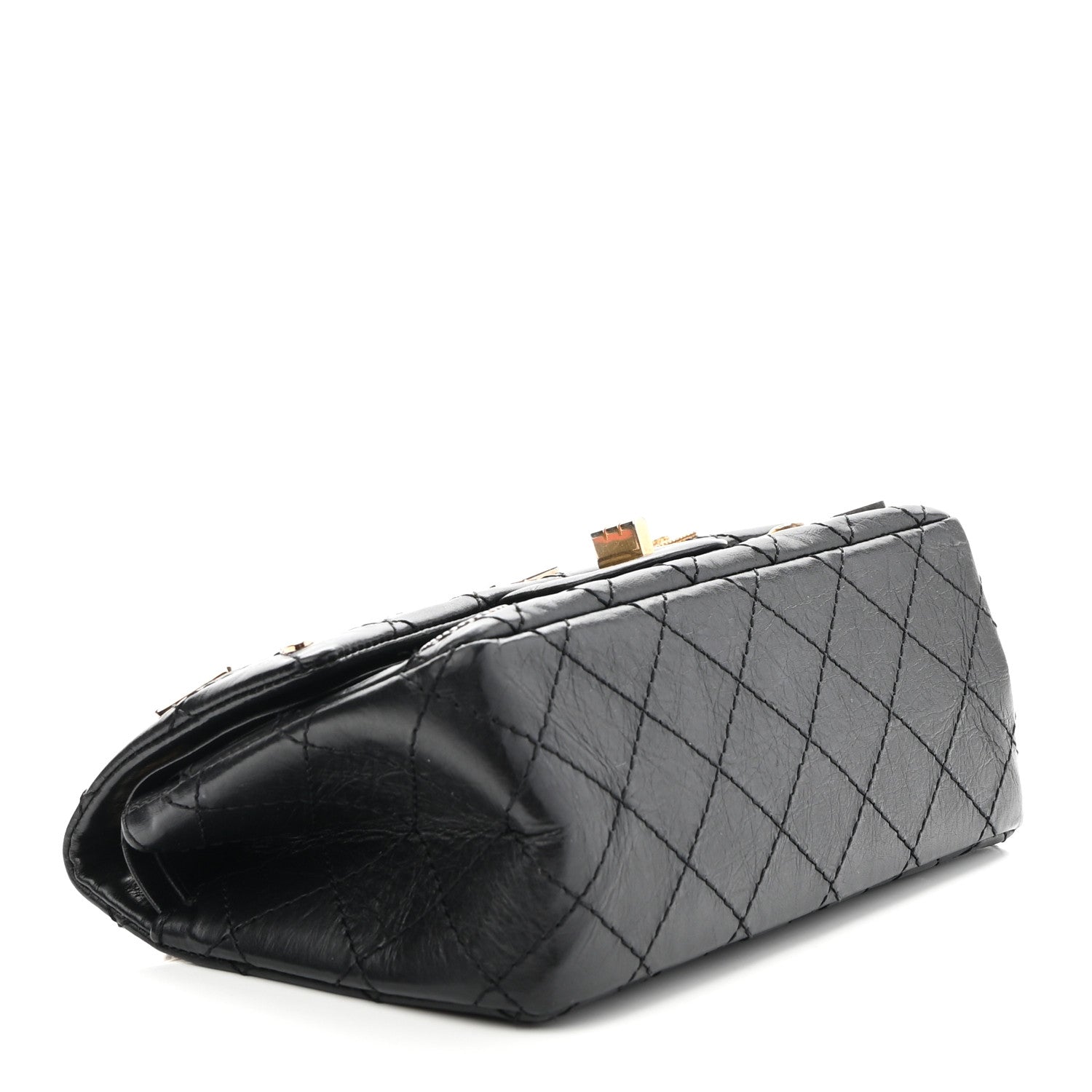Chanel Aged Calfskin Lucky Charms 2.55 Reissue 224 Flap Black 4 of 13