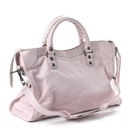 Balenciaga Agneau Classic Hardware City Rose Poudre Rose Petunia 3 of 10