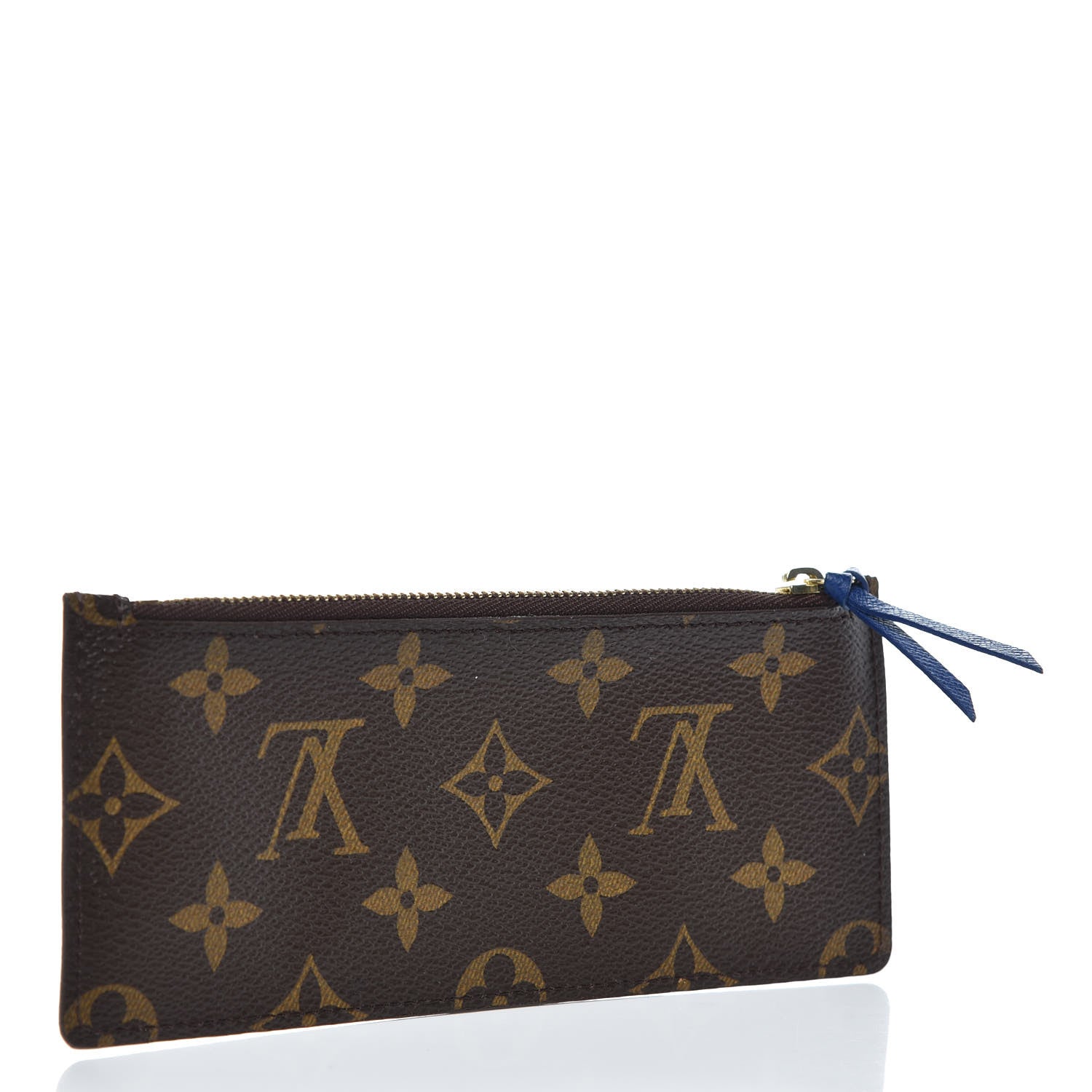Louis Vuitton Monogram Josephine Wallet Zippered Insert Blue 3 of 5