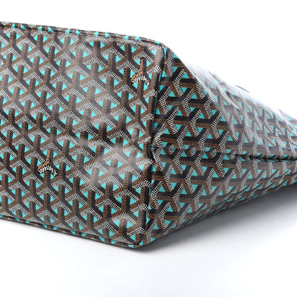 Goyard Goyardine Saint Louis Claire Voie GM Black Blue 9 of 9