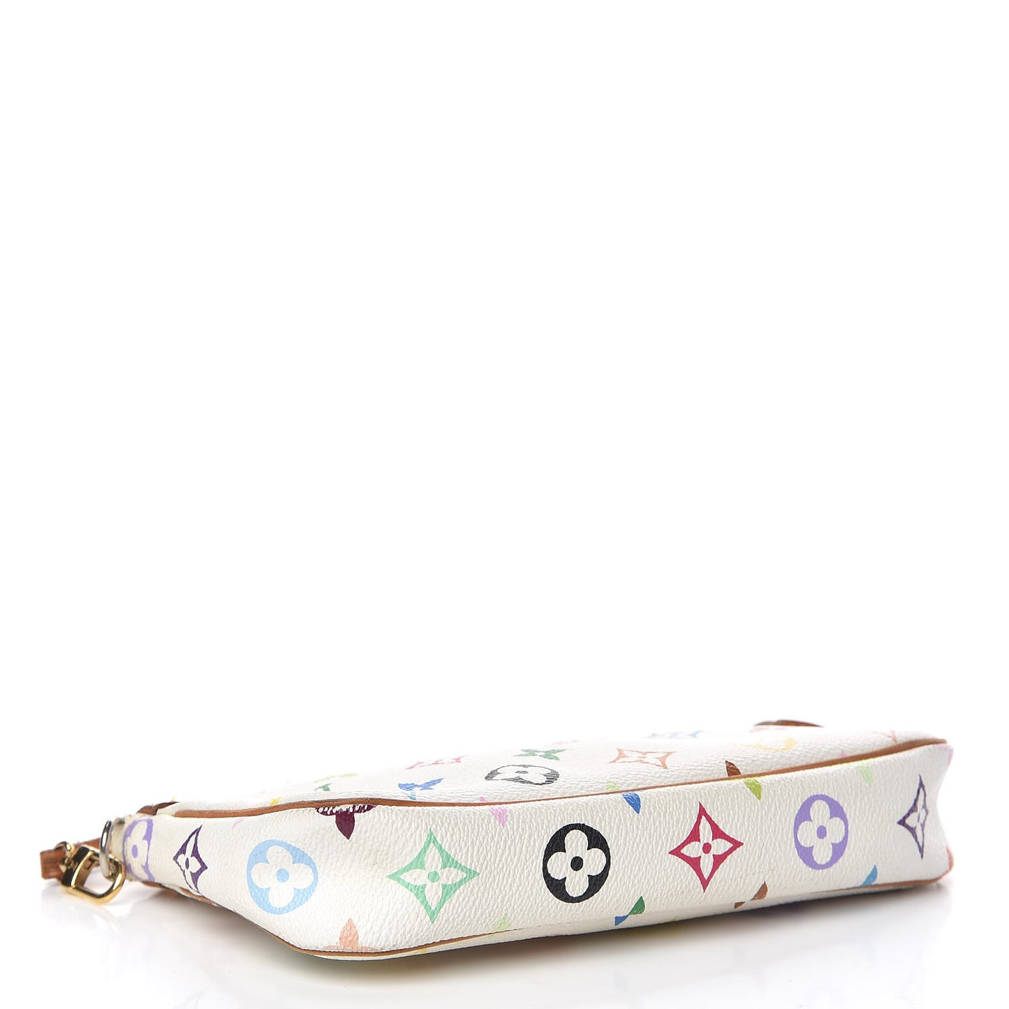 Monogram Multicolor Pochette Accessories White