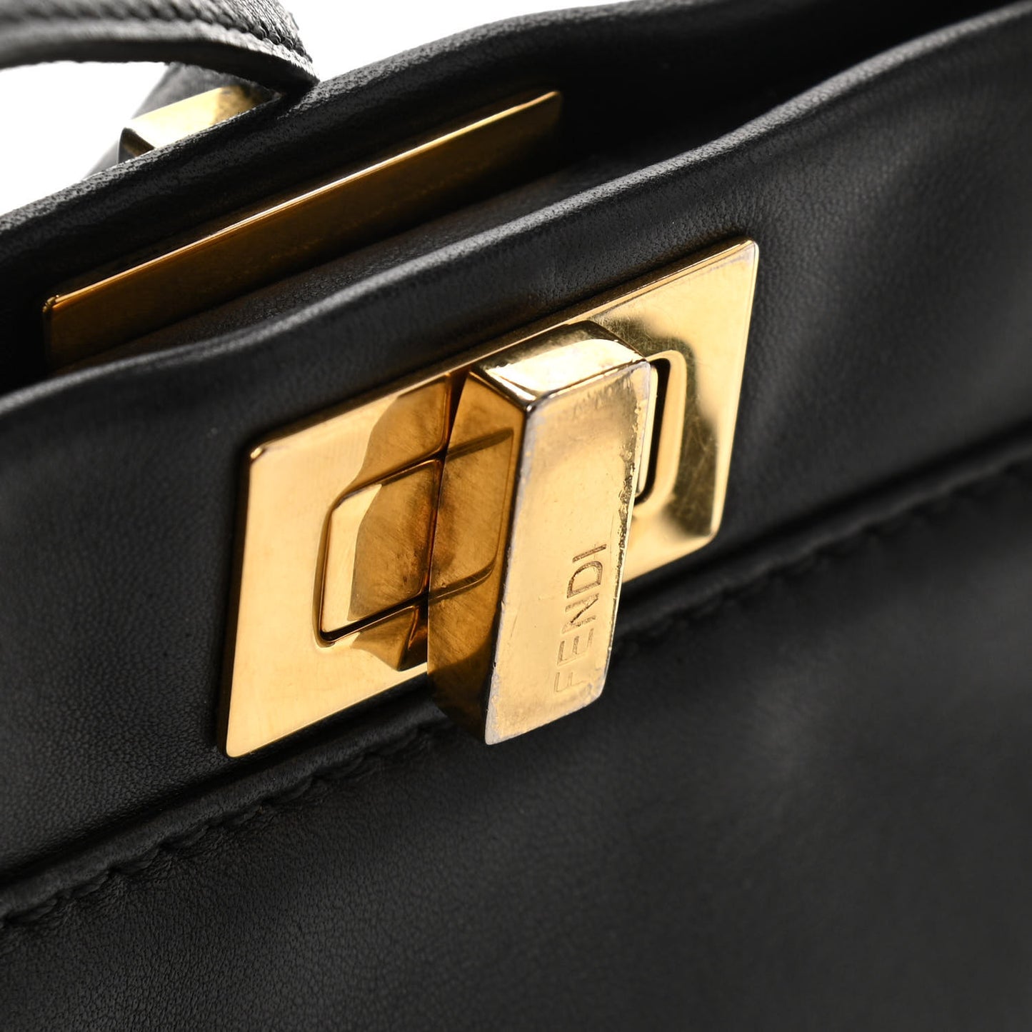 Nappa Mini Peekaboo Iconic Satchel Black