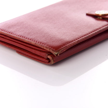 Chanel Grained Calfskin CC Long Wallet Red 8 of 15