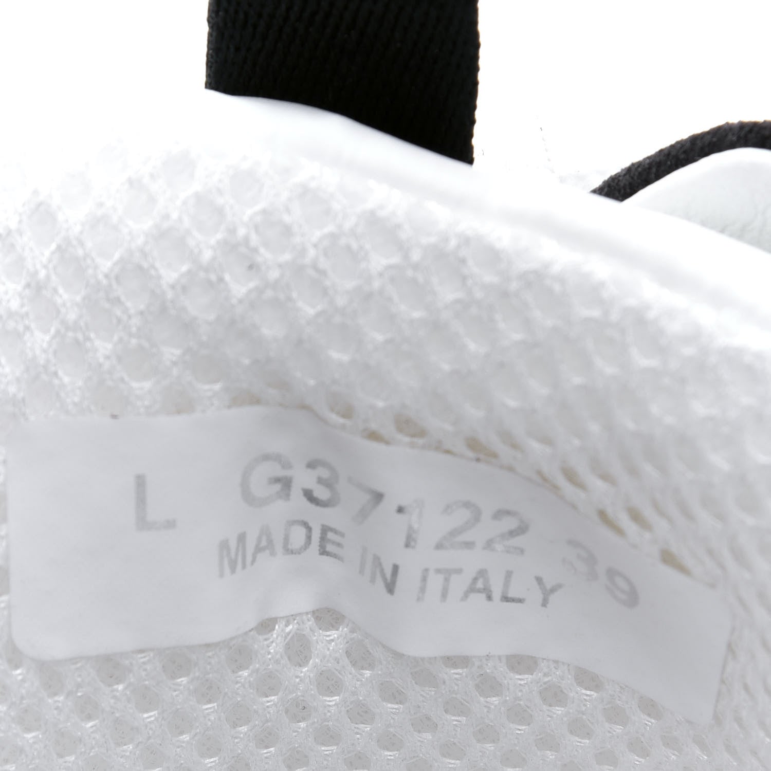 Chanel Nylon Calfskin Suede Womens CC Sneakers 39 White Black 8 of 8