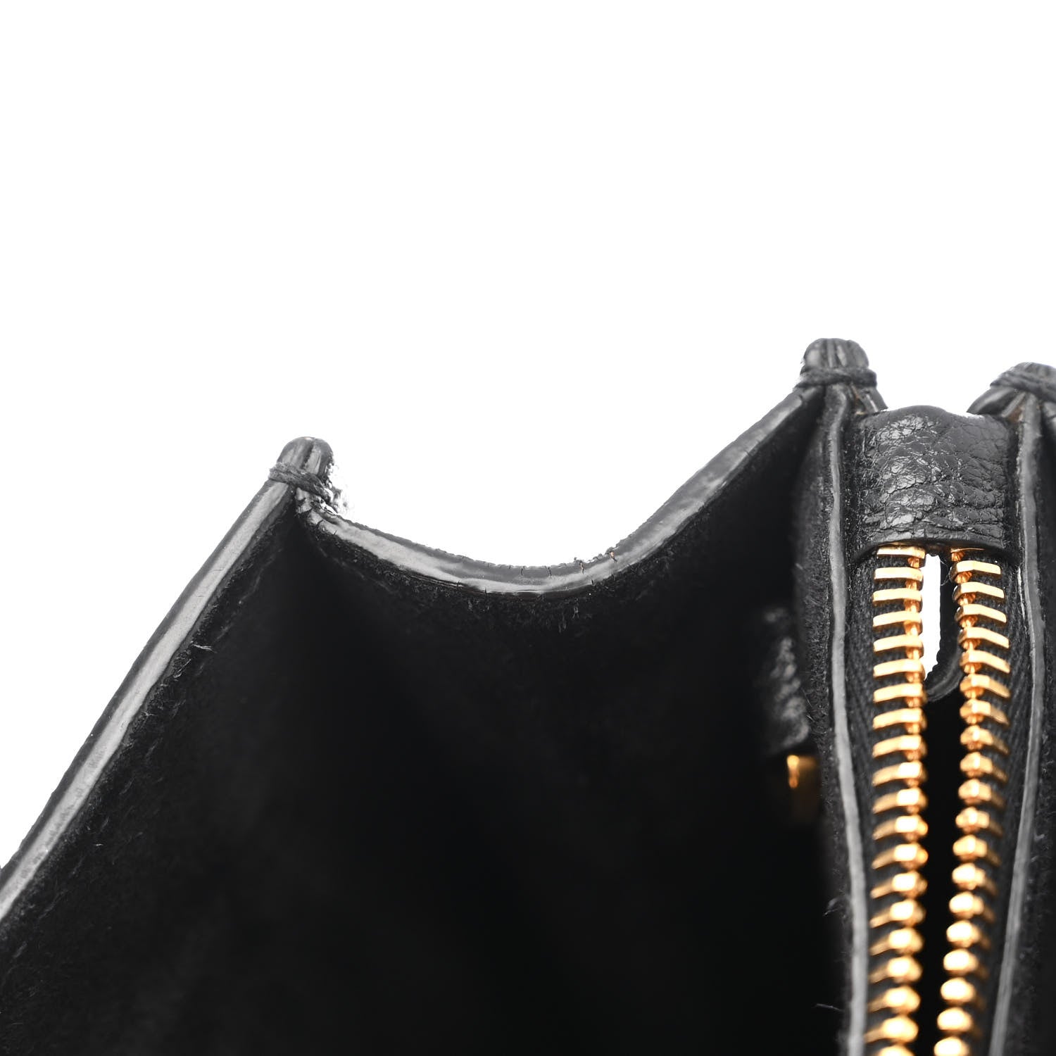 Miu Miu Goatskin Madras Tote Black 12 of 18