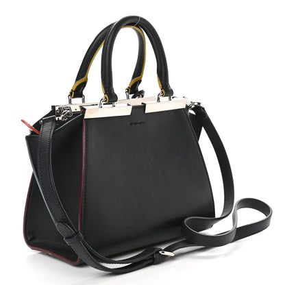 Fendi Vitello Dolce Mini 3jours Tote Blue Notte 2 of 8