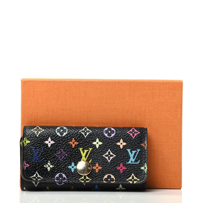 Louis Vuitton Monogram Multicolor Multicles 4 Key Holder Black 4 of 4