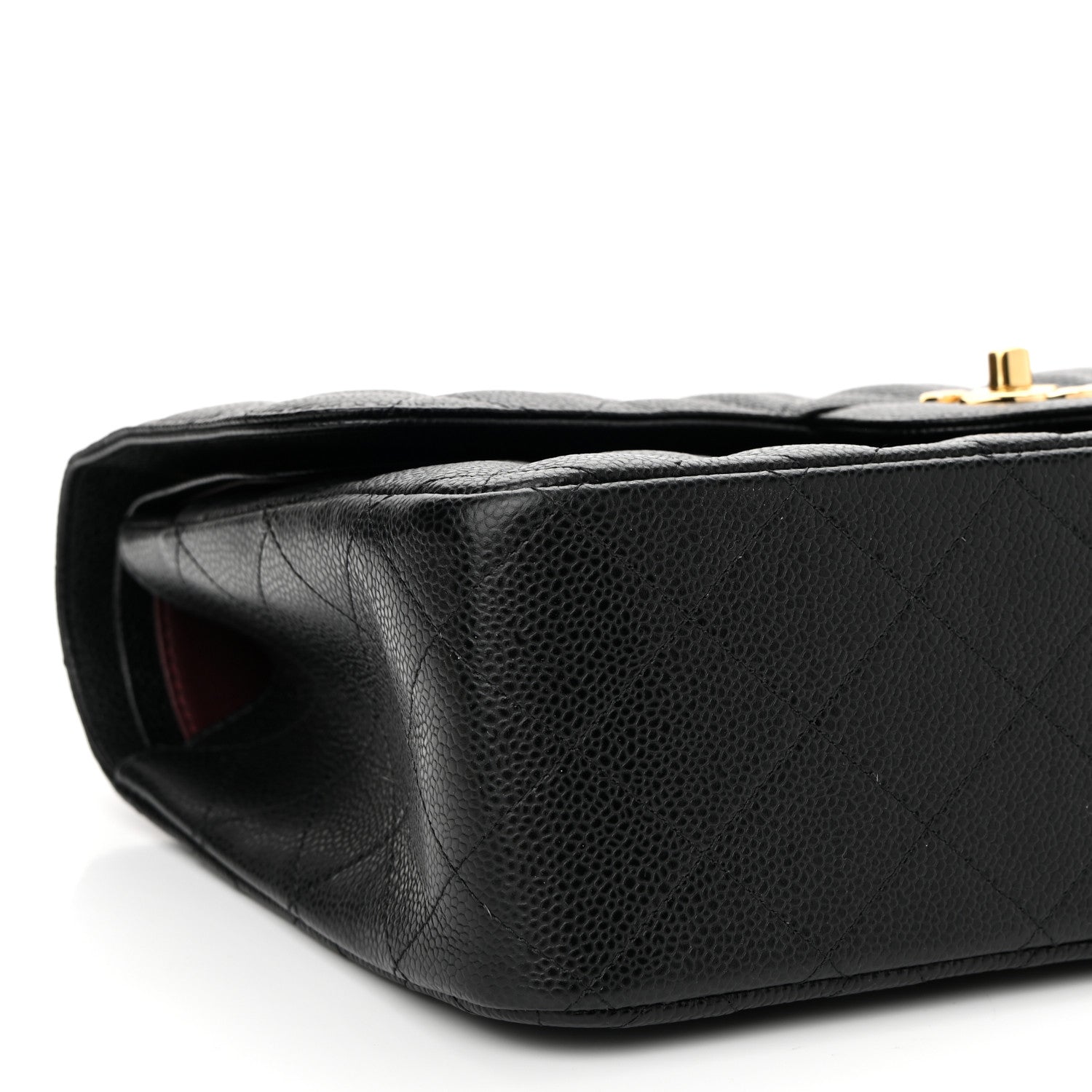 Chanel Caviar Quilted Jumbo Double Flap Black 9 of 10