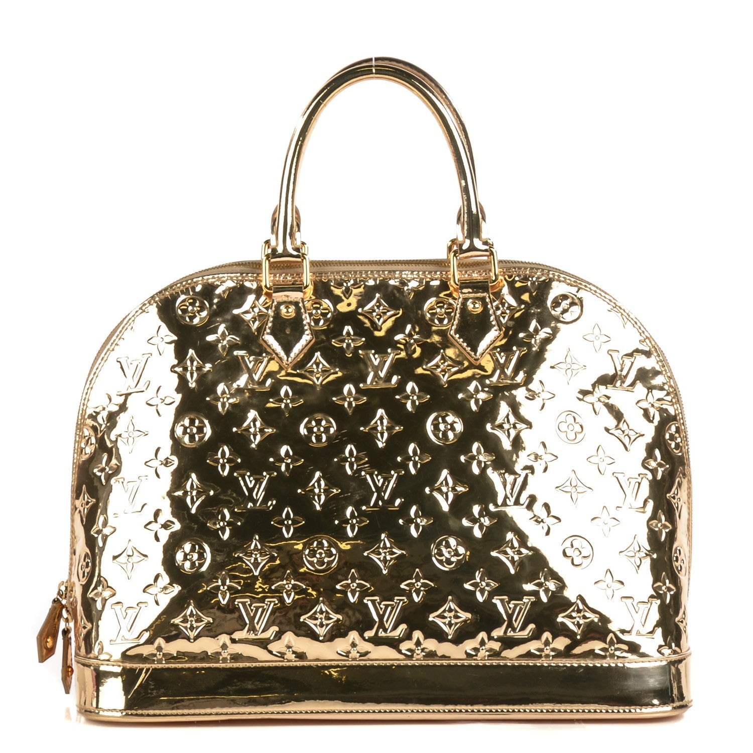 Louis Vuitton Monogram Miroir Alma MM Gold 1 of 11