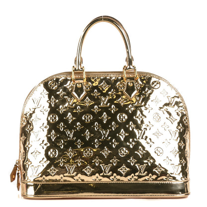 Louis Vuitton Monogram Miroir Alma MM Gold 1 of 11