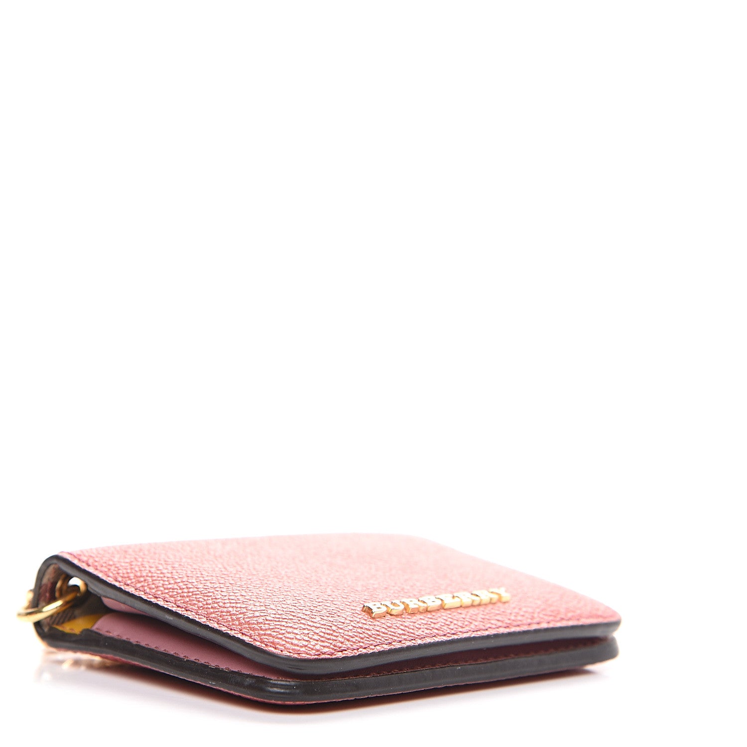 Burberry Soft Grain Calfskin Haymarket Check Camberwell Card Case Cinnamon Red Multi 3 of 8