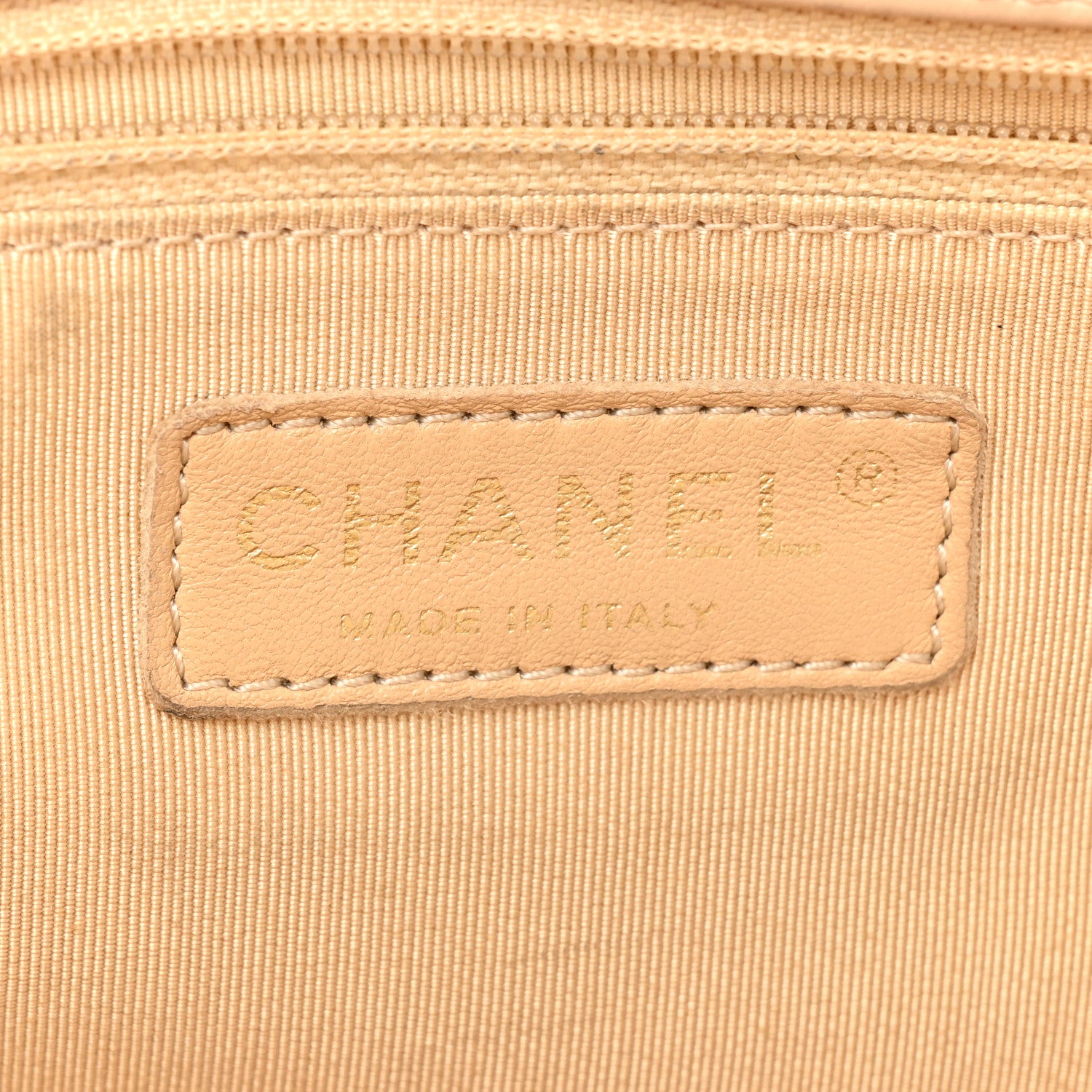 Chanel Calfskin Quilted Large CC Crown Tote Beige 8 of 18